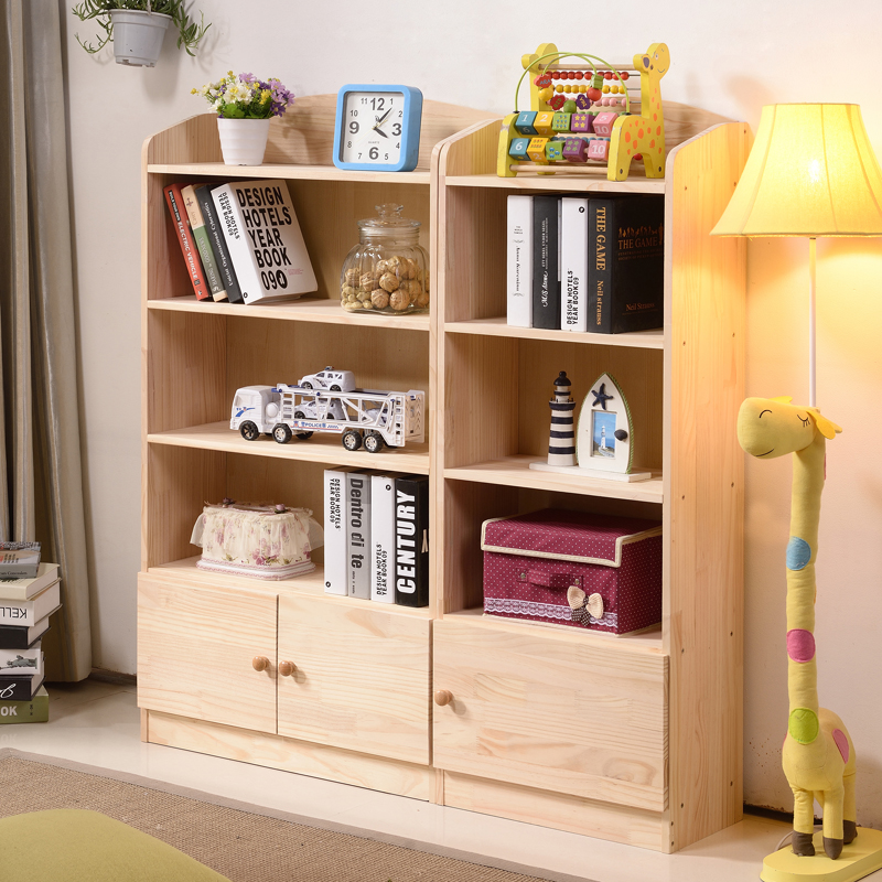 Usd 91 45 Pine Bookshelf Bookcase Children S Bookshelf Simple