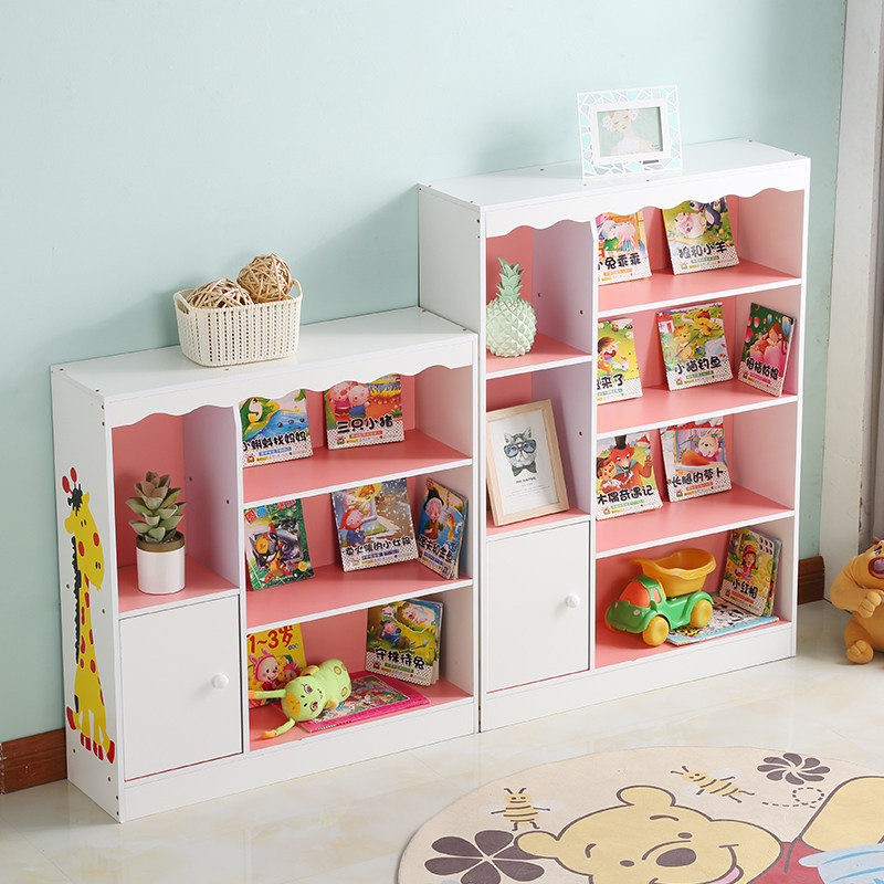 Children's bookshelves Student bookcase minimalist modern bookcase Easy shelf for floor home Living room storage Storage cabinet
