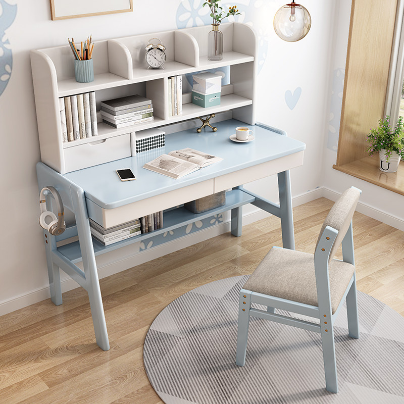 Children learning table desk desk can lift solid wood desk minimalist home bedroom elementary school students class table and chairs