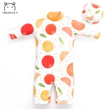 Детский купальник, быстросохнущий лонгслив для мальчиков, длина миди, защита от солнца