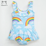 Детский милый быстросохнущий купальник для девочек для принцессы, 2-3 лет