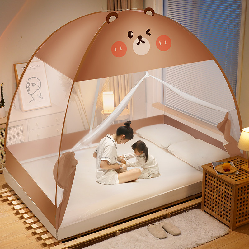 Bed nets free of installation 2022 new shading tents 2021 Home children Anti-mosquito and fall 1 5 m Mongolia bag wg