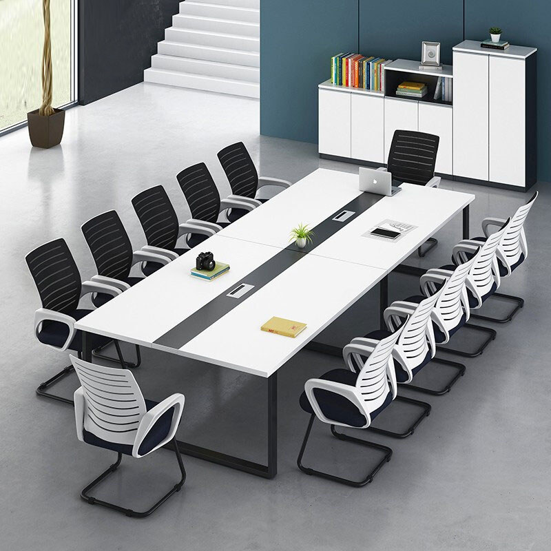 Hangzhou office furniture small conference table and chair combination simple modern bar table negotiation training table long table meeting