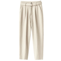 Бежевый, летний, высокая талия