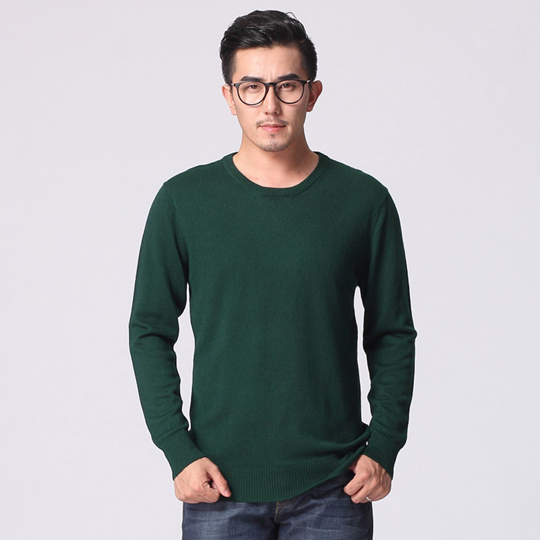 Áo len nam 2017 mới cổ áo trắng nam mùa xuân và mùa thu và mùa đông áo len mỏng áo len cashmere - Hàng dệt kim áo len cardigan nam