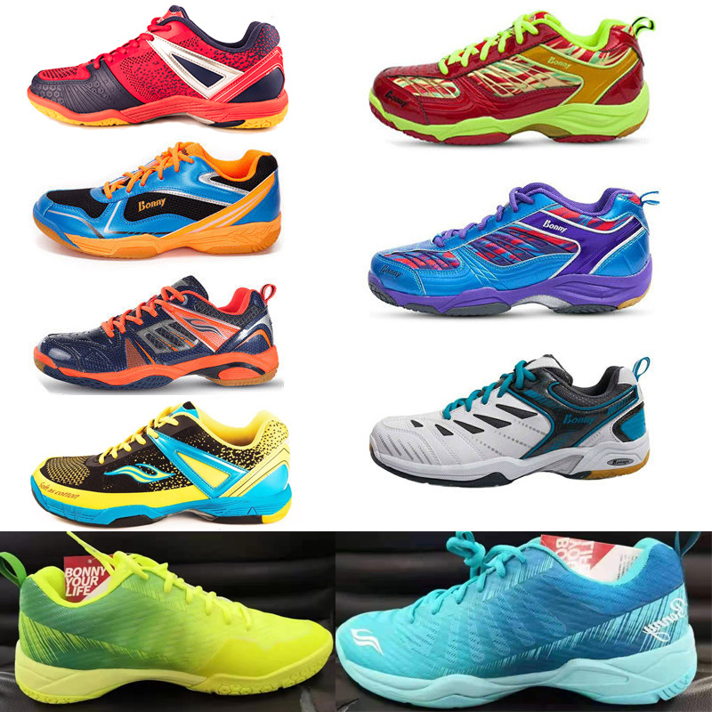 Wave badminton shoes men's and women's children's shoes non-slip wear-resistant breathable shock-absorbing professional new sports shoes