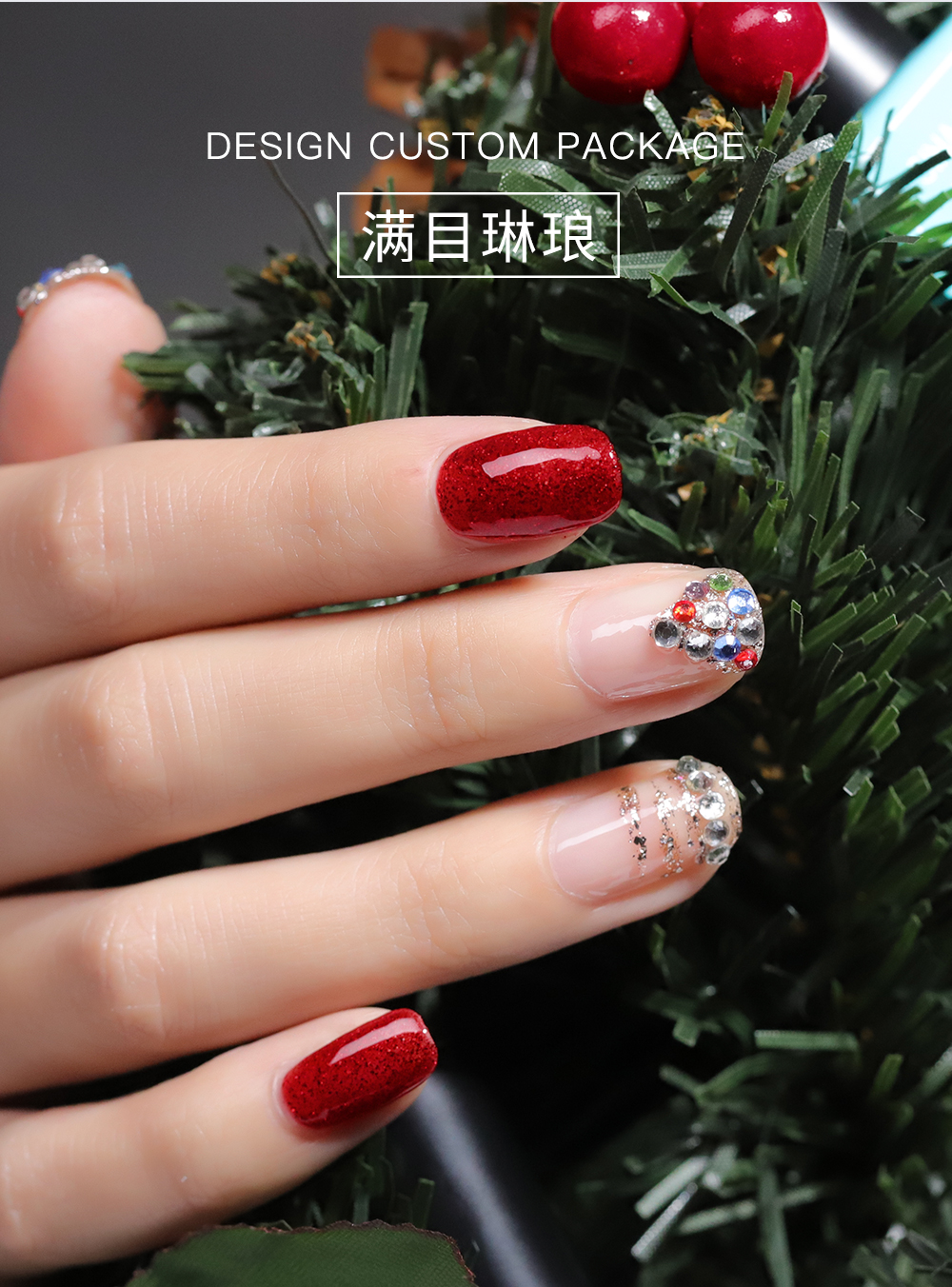 Nail Nail Keo Set Nữ Shining Sparkling Star Phot Liệu pháp Barbie Diamond Platinum Keo nhỏ Set Nail Shop Đặc biệt - Sơn móng tay / Móng tay và móng chân màu sơn móng chân làm trắng da