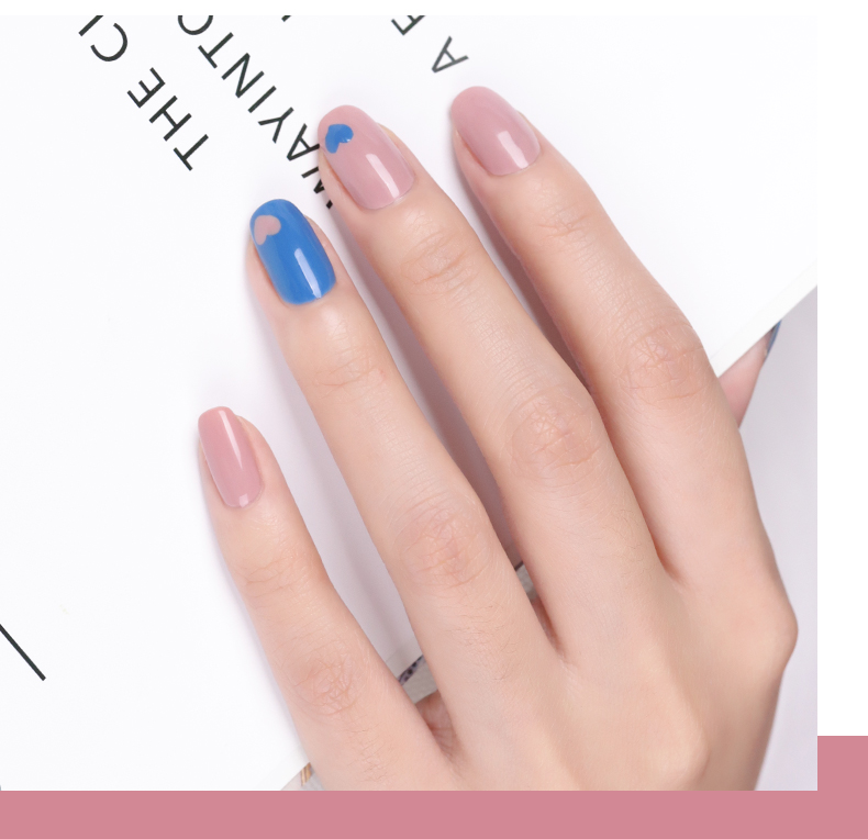 Dầu móng tay màu nhựa 2019 mới màu trắng sương mù màu xanh ánh sáng trị liệu bằng dầu móng tay nữ dài lâu - Sơn móng tay / Móng tay và móng chân màu sơn gel đẹp