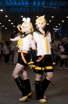 Anime Home Kagamine Twins Sister Kagamine Rin RIN Official Clothes Wig COS Costume