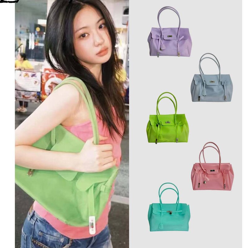 Authentic Kiiikiii Same Style Jelly Bag Jelly Firkin Jelly Bag Handbag Shoulder Commuter Bag Tote Bag Authentic Kiiikiii Same Style Jelly Bag Jelly Firkin Jelly Bag Handbag Shoulder Commuter Bag Tote Bag