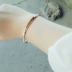 Châu Âu và Hoa Kỳ thương hiệu phụ kiện vòng đeo tay đơn giản thời trang sinh viên dw titan thép nam và vòng đeo tay cặp vợ chồng món quà chữ tùy chỉnh vòng tay Cuff Vòng đeo tay Cuff