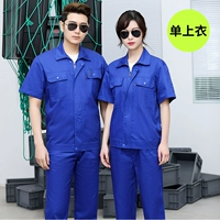 Королевский синий шорт-рука