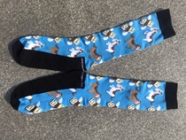 New exterior single big code cotton towel tip equestrian socks two pairs