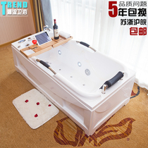 Acrylic small bathtub luxury surf massage thermostatic heating freestanding tub European home Bath