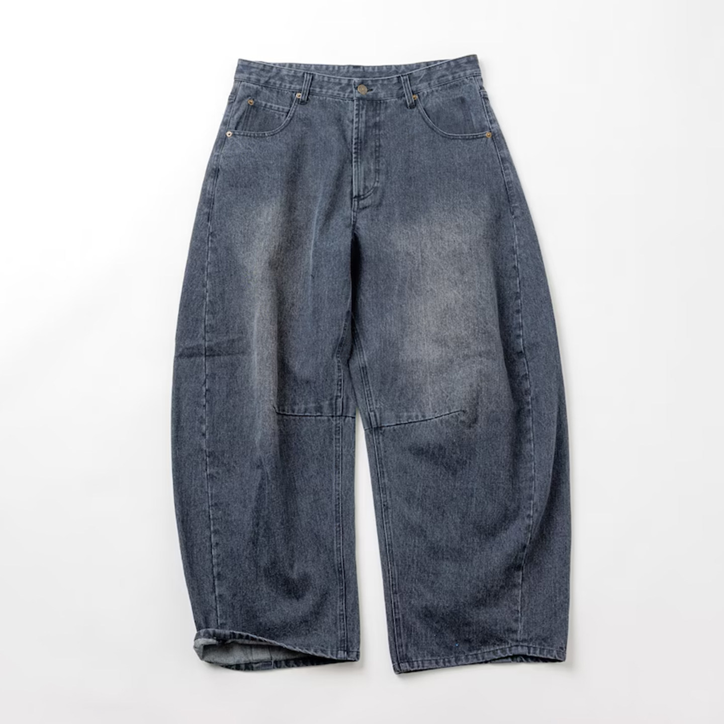 AURALEE 25AW WASHED BAGGY SATIN BLEACHED BAKER PANTS 長褲-淘寶 