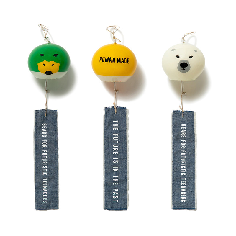 HUMAN MADE 22SS 人間制ANIMAL WIND CHIME 動物手繪玻璃風鈴-淘寶