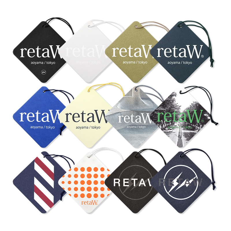RETAW X FRAGMENT CAR TAG Made IN Japan Hiroshi Fujiwara LIGHTNING FRAGRANCE CAR FRESH FRAGRANCE