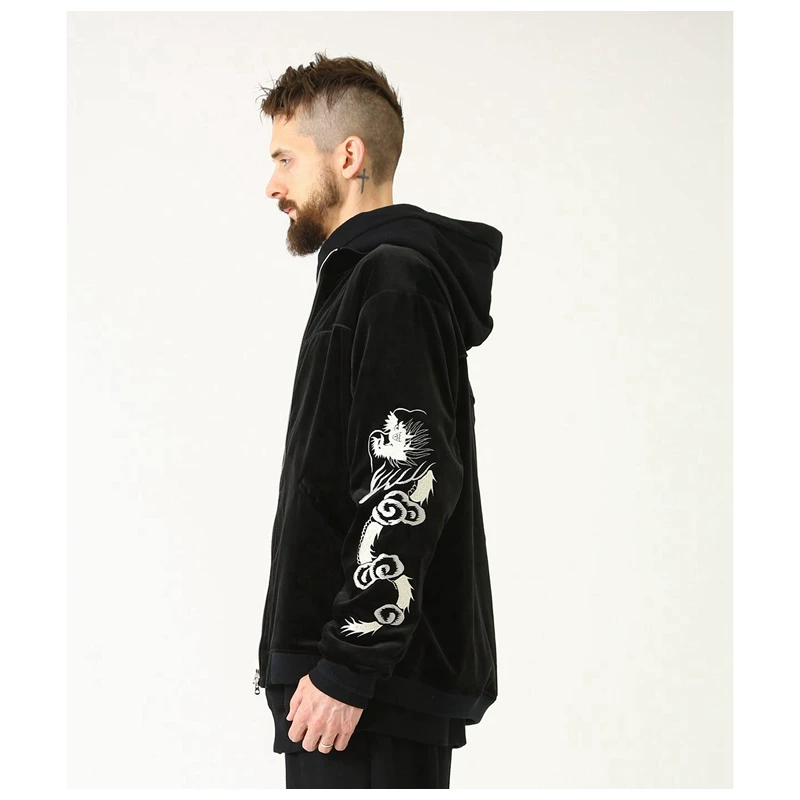 [GOLD VELVETEEN SUKA TRACK JACKET 东洋日本制横须贺刺绣夹克]
