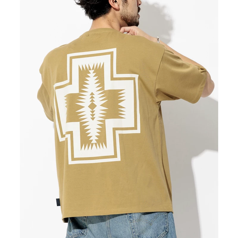 FREAKS STORE 25SS PENDLETON Indian pattern short-sleeved T-shirt 1026264500036