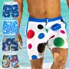 Aosbon beach pants Swimming surf hot spring fashion printing men's beach pants home pants