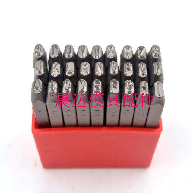 Taiwan YC Steel Code Anti-Body English Steel Seal Chisel 1 0-12 0MM (27 sets)