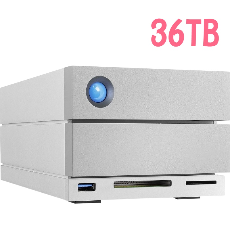 ReizLaCie 36T 36TB 2Big Dock double disc Thunderbolt thunder 3 USB disk array