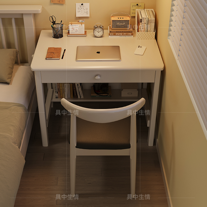 Solid Wood Desk Small Apartment Computer Desk Home Bedroom Bedside Dressing Table Modern Simple Study Desk Student Study Desk Solid Wood Desk Small Apartment Computer Desk Home Bedroom Bedside Dressing Table Modern Simple Study Desk Student Study Desk
