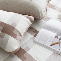 Superior Old coarse mat three sets of thick air conditioning blanket si ji tan Jacquard technology cotton literary sheets