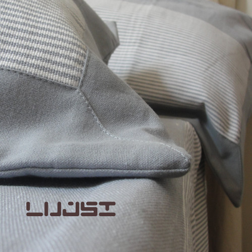 Pure cotton old coarse cloth summer mat thickened encrypted four seasons blanket air-conditioning bed sheet three-piece set sweat-absorbing and breathable 1 5 1 8