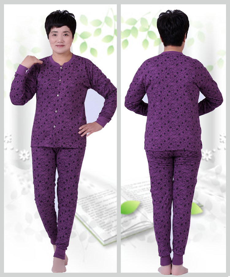 Sous-vêtement chaud personne âgée simple en coton - Ref 763242 Image 41