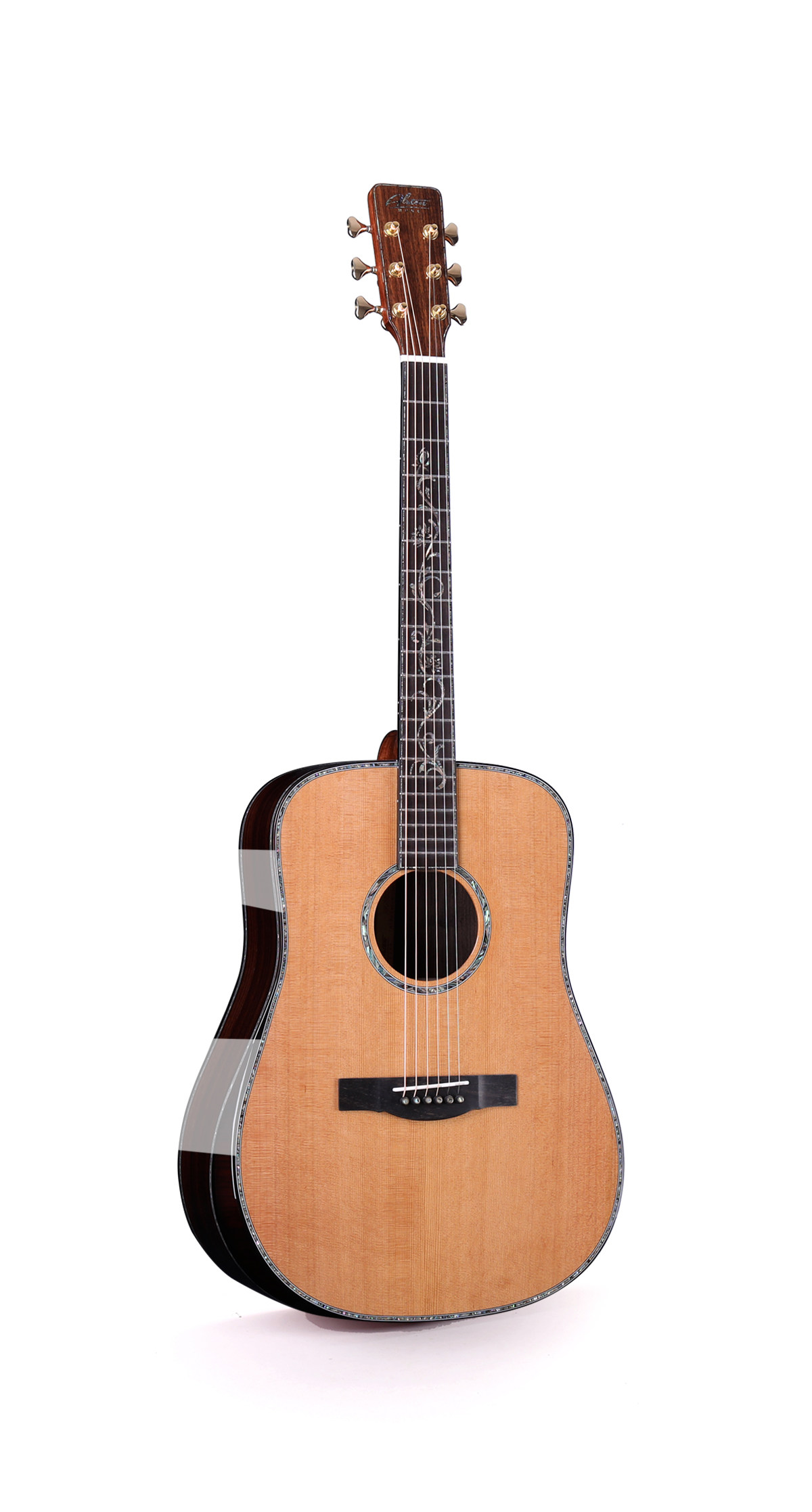 (Officially licensed) Allston guitar Alston AK-750 Advanced all-solo folk guitar