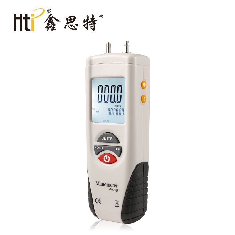 Hti Xinsite HT-1895 digital differential pressure counting display pressure gauge vacuum gauge hydraulic water pressure air pressure micro pressure gauge