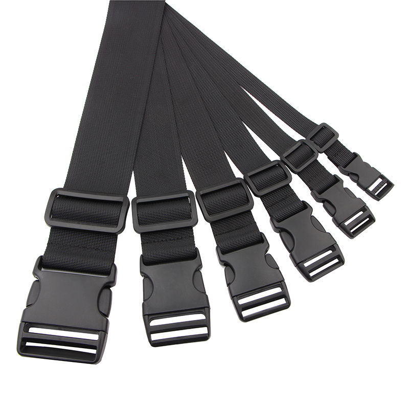 Elastic rope buckle multifunction elastic bundling belt plastic insert buckle nylon tent camping luggage strapping with elastic