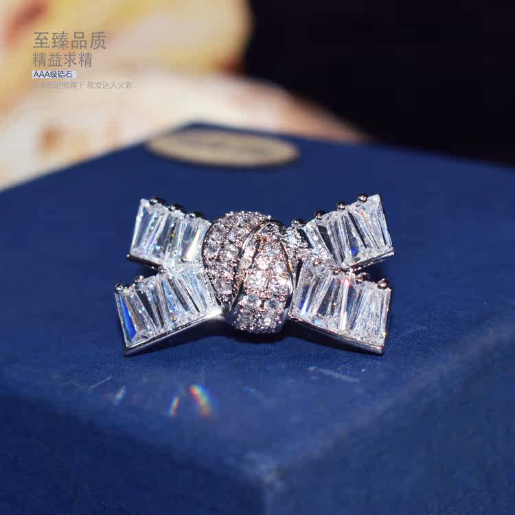 Broche femme en Zircon diamant - Ref 1172810 Image 31