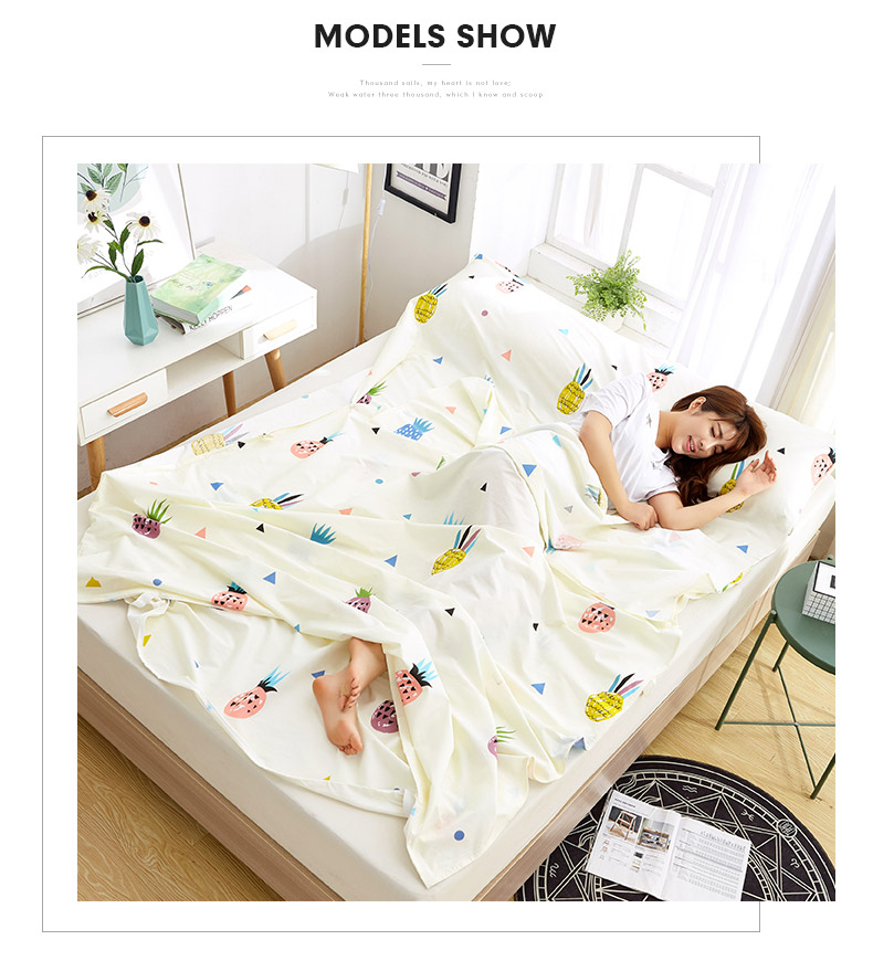 Khách sạn du lịch quilt cover cotton pad bẩn pad dành cho người lớn du lịch xách tay kinh doanh tấm bông chăn đơn đôi túi ngủ