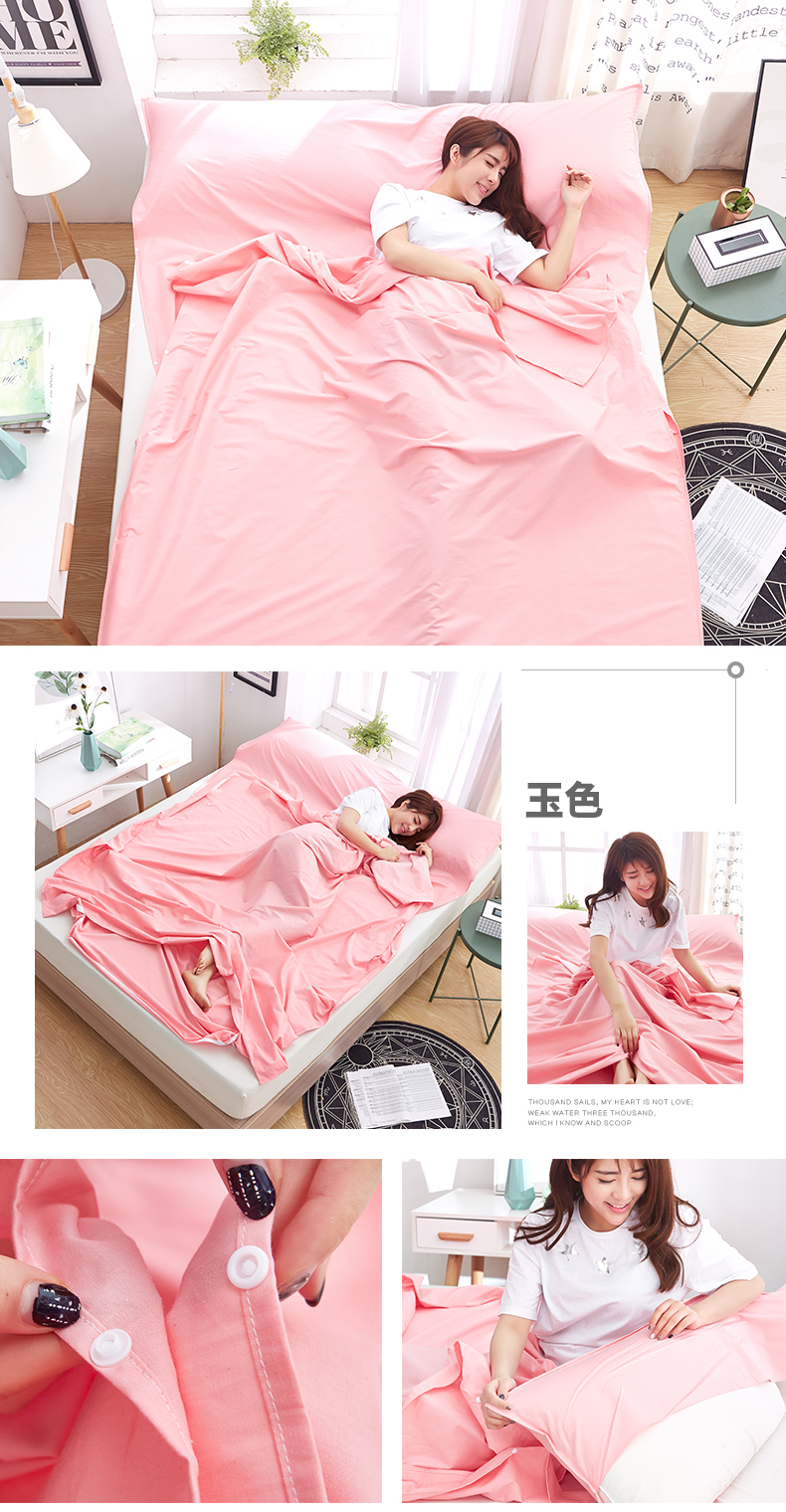 Khách sạn du lịch quilt cover cotton pad bẩn pad dành cho người lớn du lịch xách tay kinh doanh tấm bông chăn đơn đôi túi ngủ