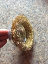 Rust-removing steel wire ball industrial grade steel wire ball rust removal wire wheel copper plated rust wheel sharp and abrasion resistant