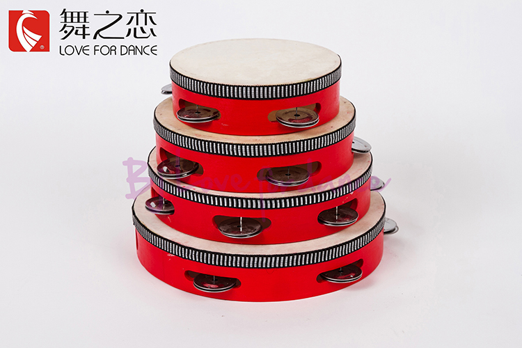 Beijing Dance Academy examination special tambourine, Xinjiang musical instrument sheepskin tambourine