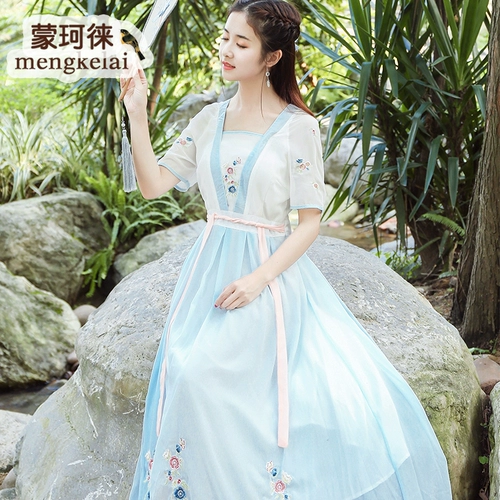 Летняя одежда, ханьфу, свежее платье, китайский стиль