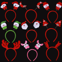 Christmas hoop buckle cartoon hair hoop props dance dress up childrens gifts kindergarten gift gift company