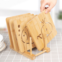 Nanzhu placemat Heat insulation mat Creative table mat Plate mat Household anti-hot mat Pot mat Sand square bowl mat coaster