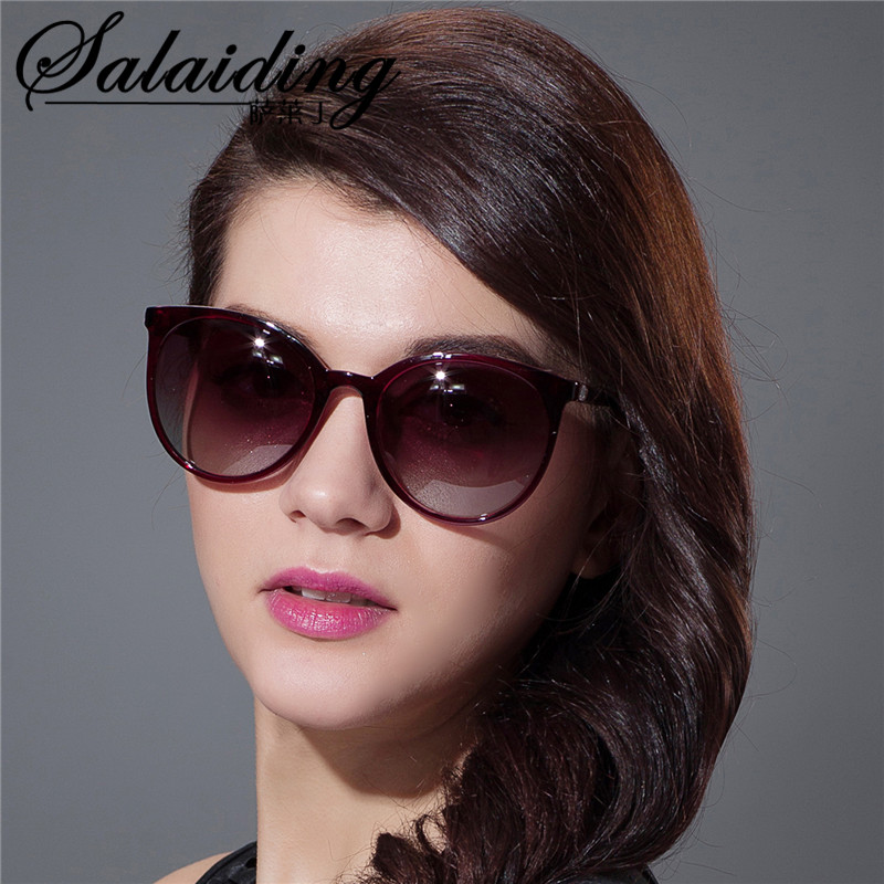 Korean version 100 hitch solid nose-beam fashion dazzling sunglasses sunglasses polarized driver glasses slim face individuality sunglasses female