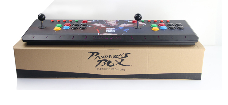 Hộp Pandora 5 thế hệ home arcade TV đồng tiền hoạt động đôi rocker trò chơi chiến đấu máy ánh trăng hộp kho báu 4 S + 5 S + tay cầm game