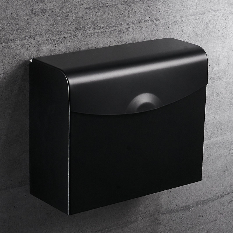 Makeup Room Paper Towel Box Toilet Plate Sanitary Paper Box Free of perforated sanitary paper Box Stainless Steel Waterproof Home Grass Cardboard Box