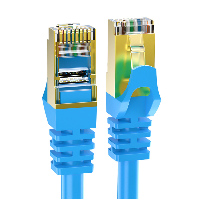 Category 6A Double-Shielded Gigabit Network Cable for Home High-Speed Broadband Router, Category 5/5E Connection Cable, 10g Network Cable