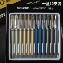 Derri S82 metal business neutral pen signature pen carbon pen male and female students Office water pen wholesale