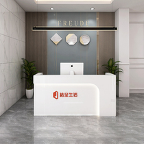 Brief Modern Beauty Salon Clothing Store Cashier Desk Bar Counter Shop Small Company Front Desk Reception Desk Customised