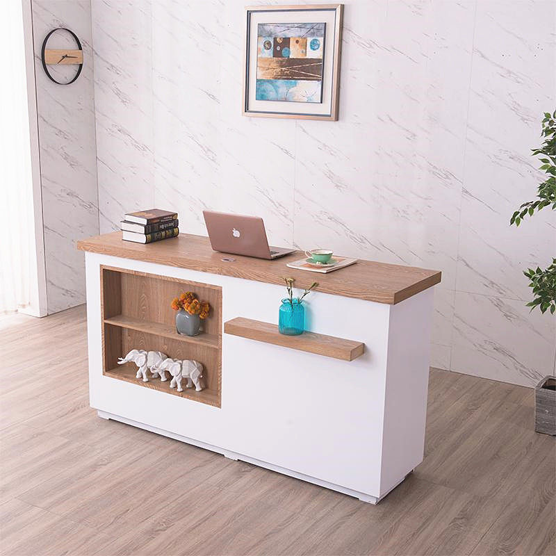 Simple and modern clothing store cashier counter counter reception desk shop milk tea shop bar table small multi-functional - Taobao