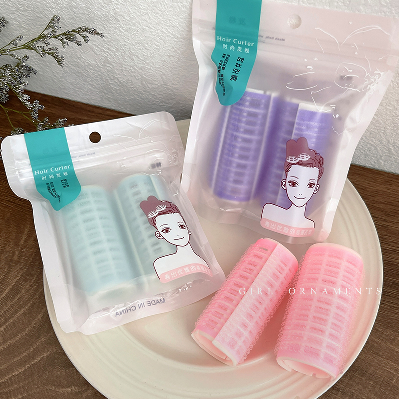 エアバンスカーラー額ふわふわヘア固定アーティファクトシェーピングヘアピン自己粘着8文字ヘアカーラー女性