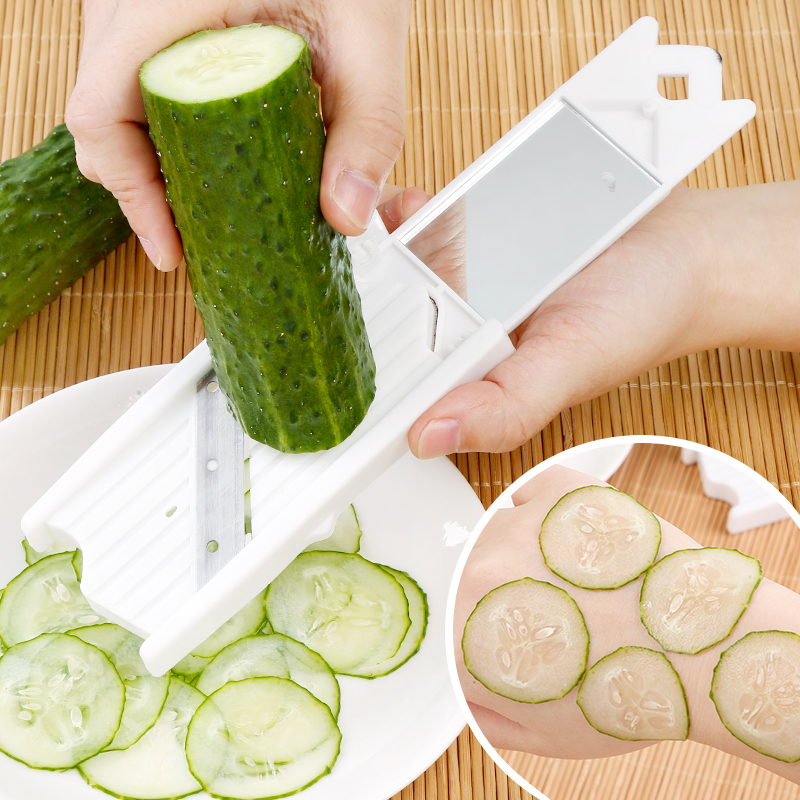 Home Cucumber Mask Slicer Green Melon Slice Small Tool Sharpened Cucumber Beauty Mask Machine DIY Mask Planing Knife
